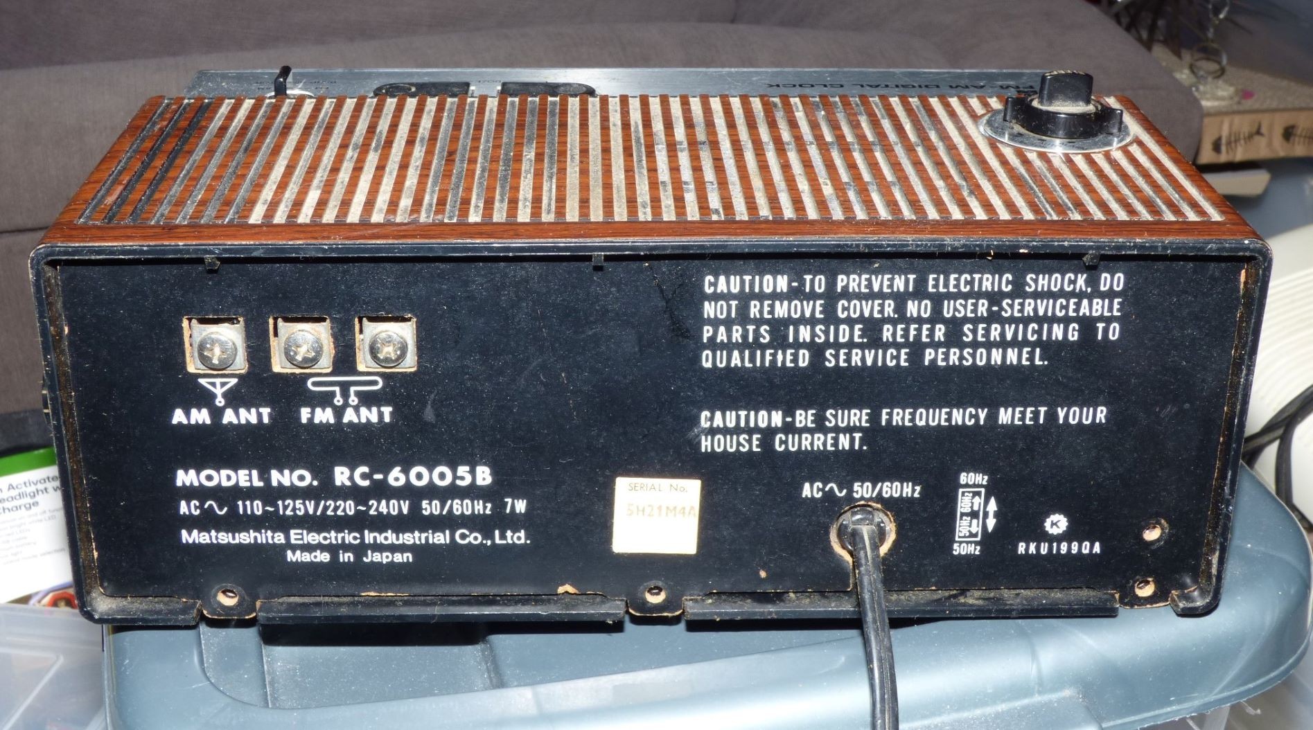National Panasonic RC-6235BS - Flip Clock Fans Forum