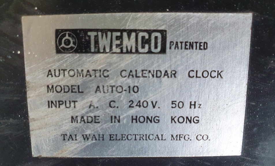 Click image for larger version

Name:	Twemco Auto-10 label.jpg
Views:	229
Size:	139.3 KB
ID:	24756