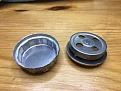 Unfolded the rim of the case to lift out the mechanism