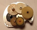 Transmission with the damaged gear.